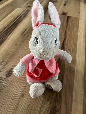 Peter Rabbit Lily Bobtail Plush 12" Girl Bunny Stuffed Standing Whitehouse
